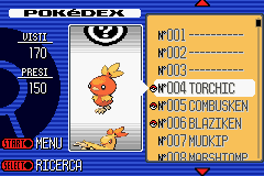 Pokédex - Continente Hoenn