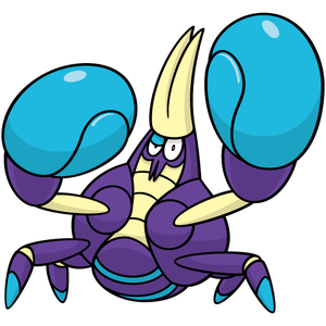 Mundo Pokémon - 739- Crabrawler. Tipo: lutador. Evolução